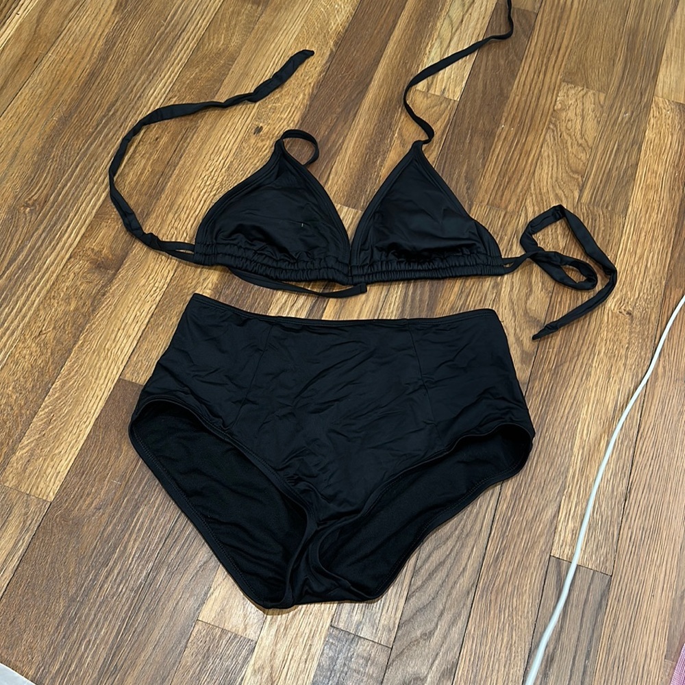 black bikini